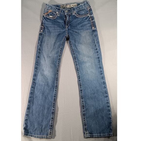 Ariat B4 Coltrane Bootcut Jeans women’s Durango Relaxed Fit Blue Denim sz 16 - Picture 1 of 6